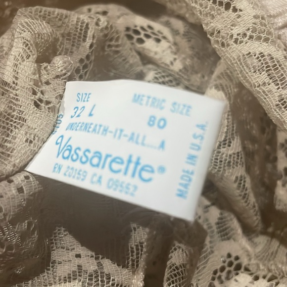 NWT 1970s Vassarette Lace, Adjustable Strap Slip - Picture 5 of 5
